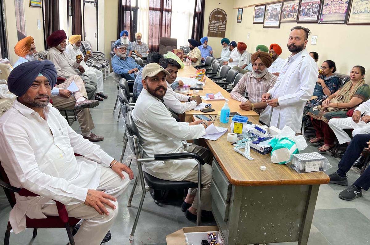 A special medical examination camp was organized